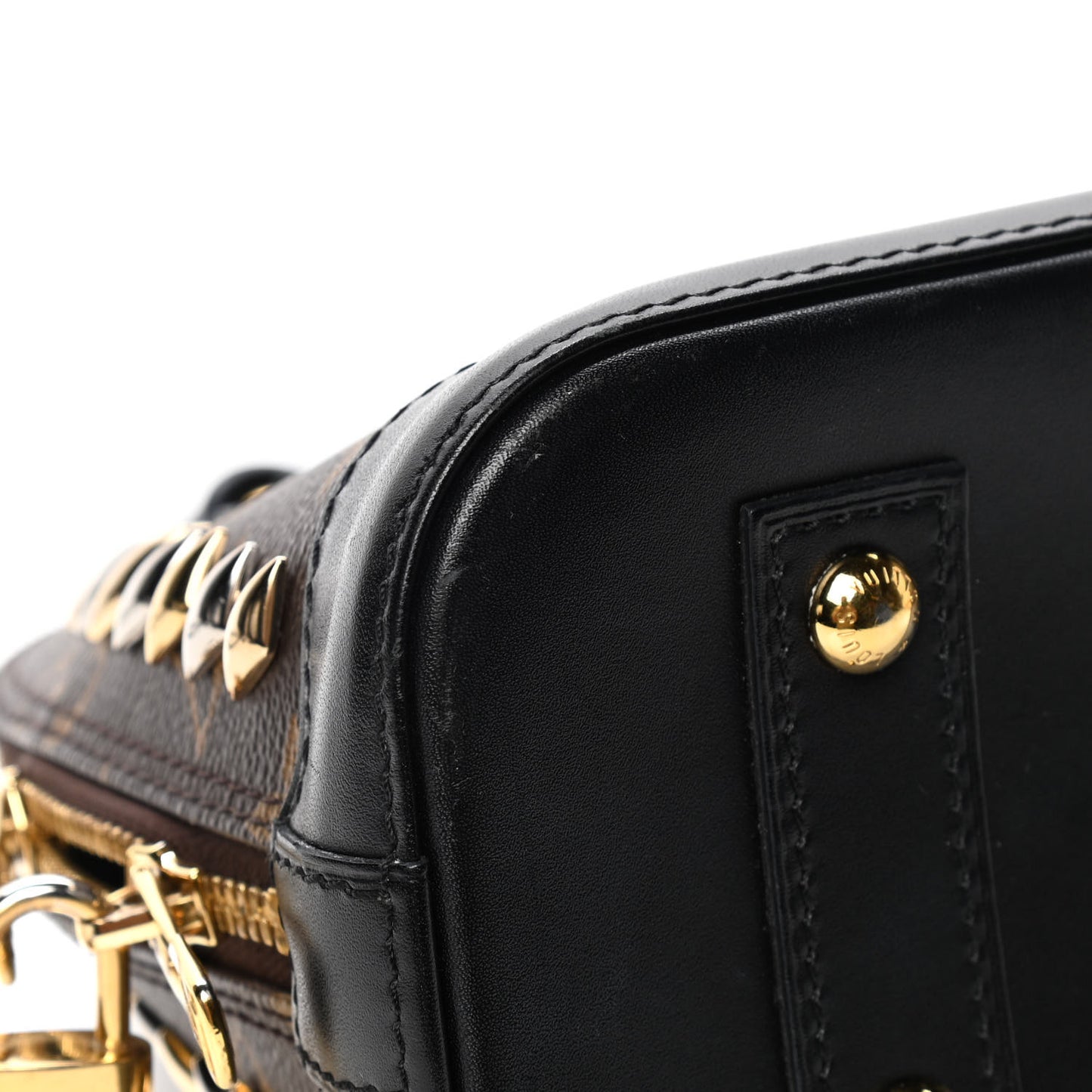 Monogram Macassar Studded Alma BB