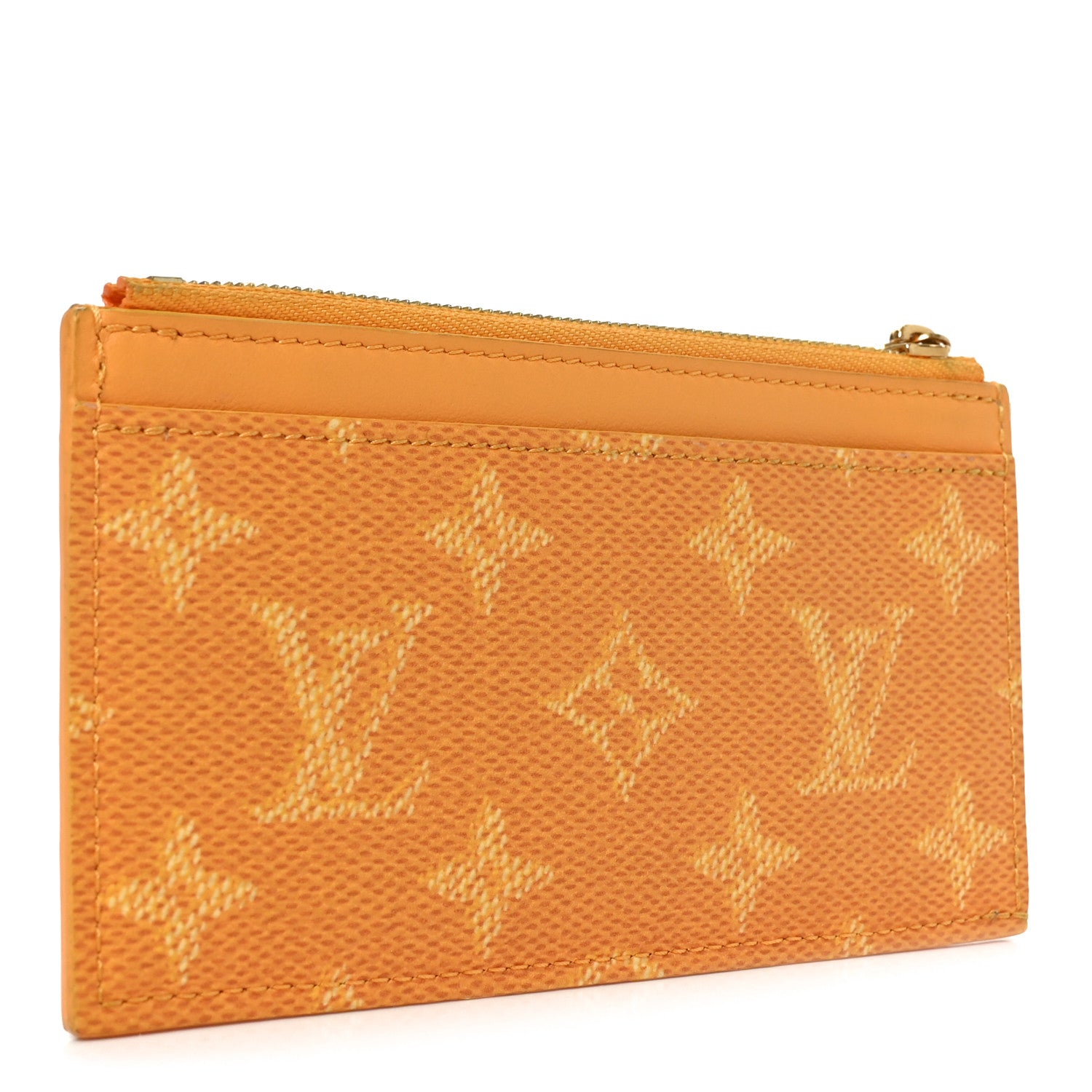 Louis Vuitton Monogram Heritage Coin Card Holder Safran Yellow