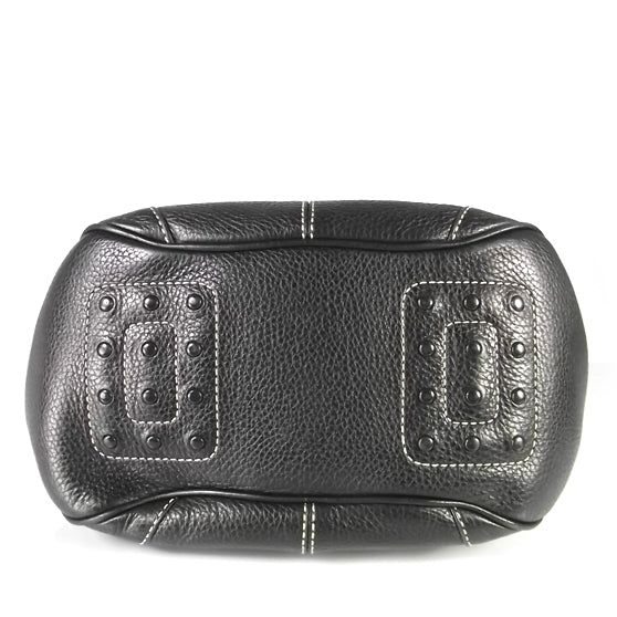 FASHIONPHILE TOD'SLeatherMiniMickyBagandKeyChainBlack 5 of 8