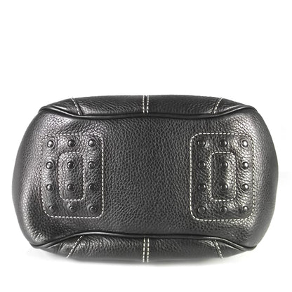 FASHIONPHILE TOD'SLeatherMiniMickyBagandKeyChainBlack 5 of 8