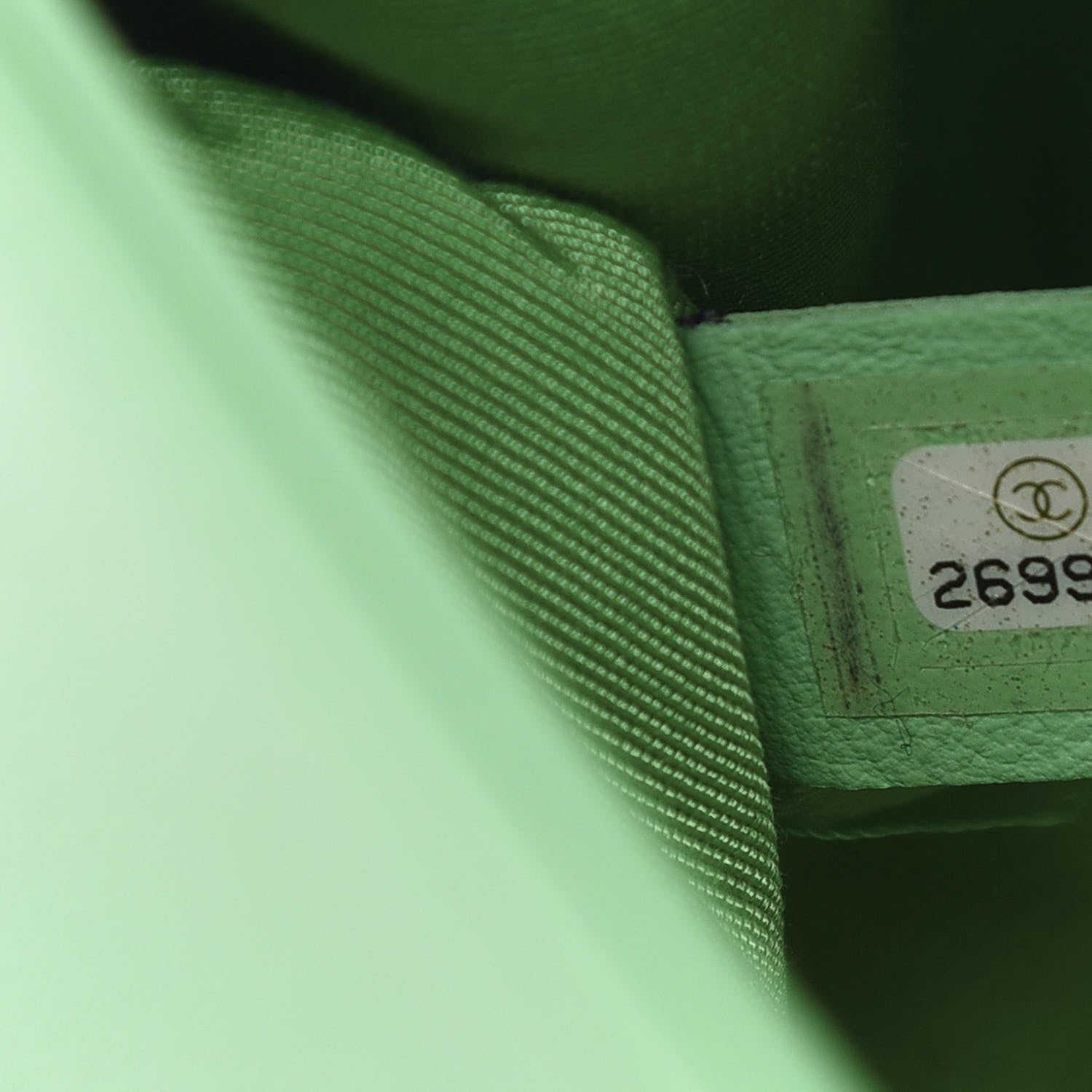 Chanel Calfskin Quilted Medium Boy Flap Green 9 of 11