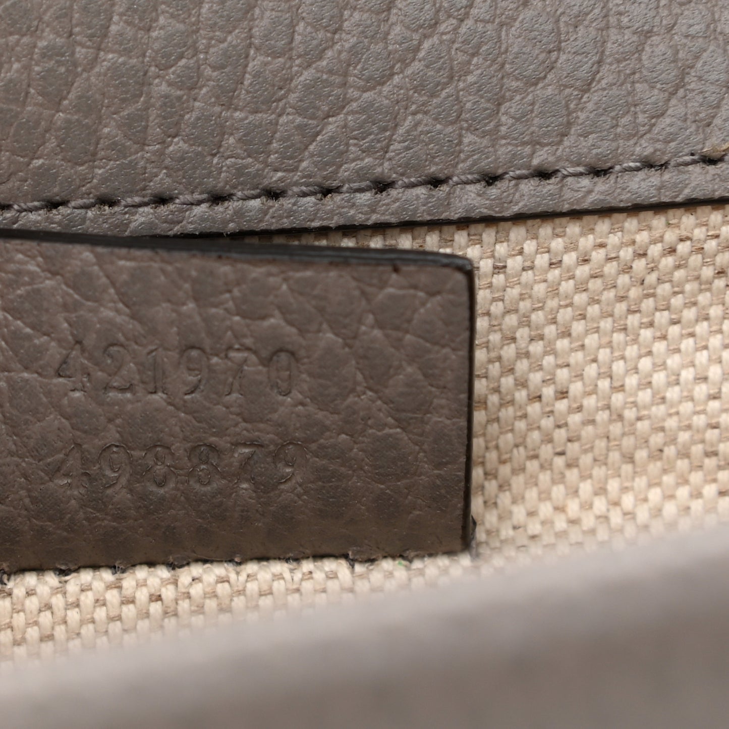 Calfskin Mini Dionysus Shoulder Bag Dusty Grey