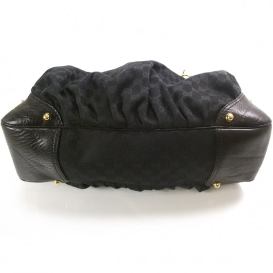 Monogram Large Jockey Hobo Black