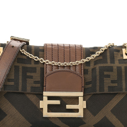 Fendi Zucca Maxi Baguette Bag Tobacco 9 of 12