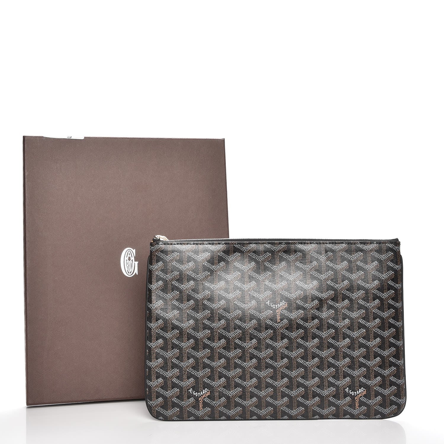 Goyard Goyardine Senat Pochette MM Black 8 of 8