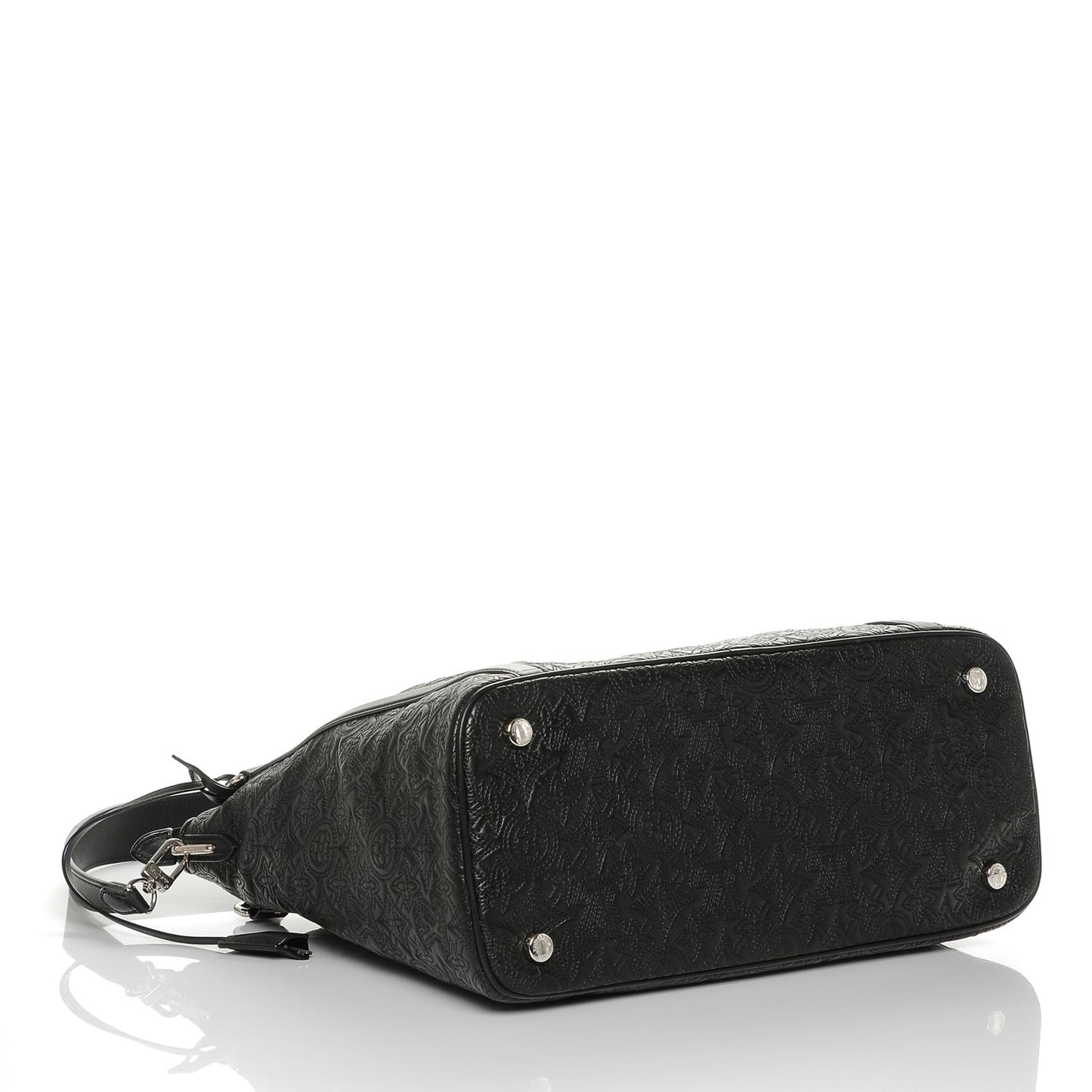 Monogram Lambskin Antheia Ixia MM Black
