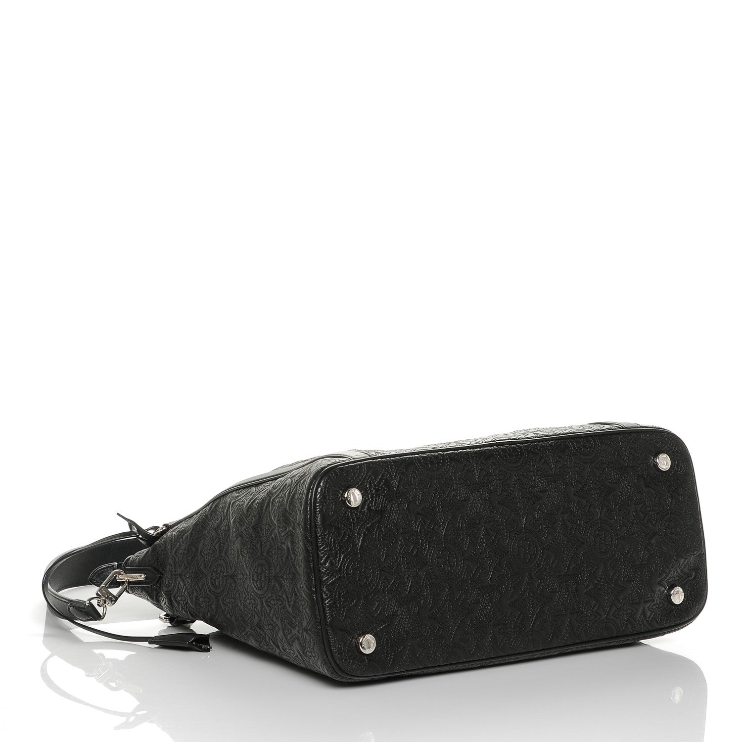 Louis Vuitton Monogram Lambskin Antheia Ixia MM Black 4 of 6