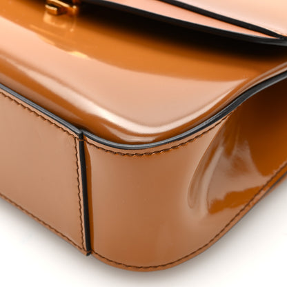Chloe Spazzolato Sfumato Calfskin Small C Double Carry Autumnal Brown 9 of 9
