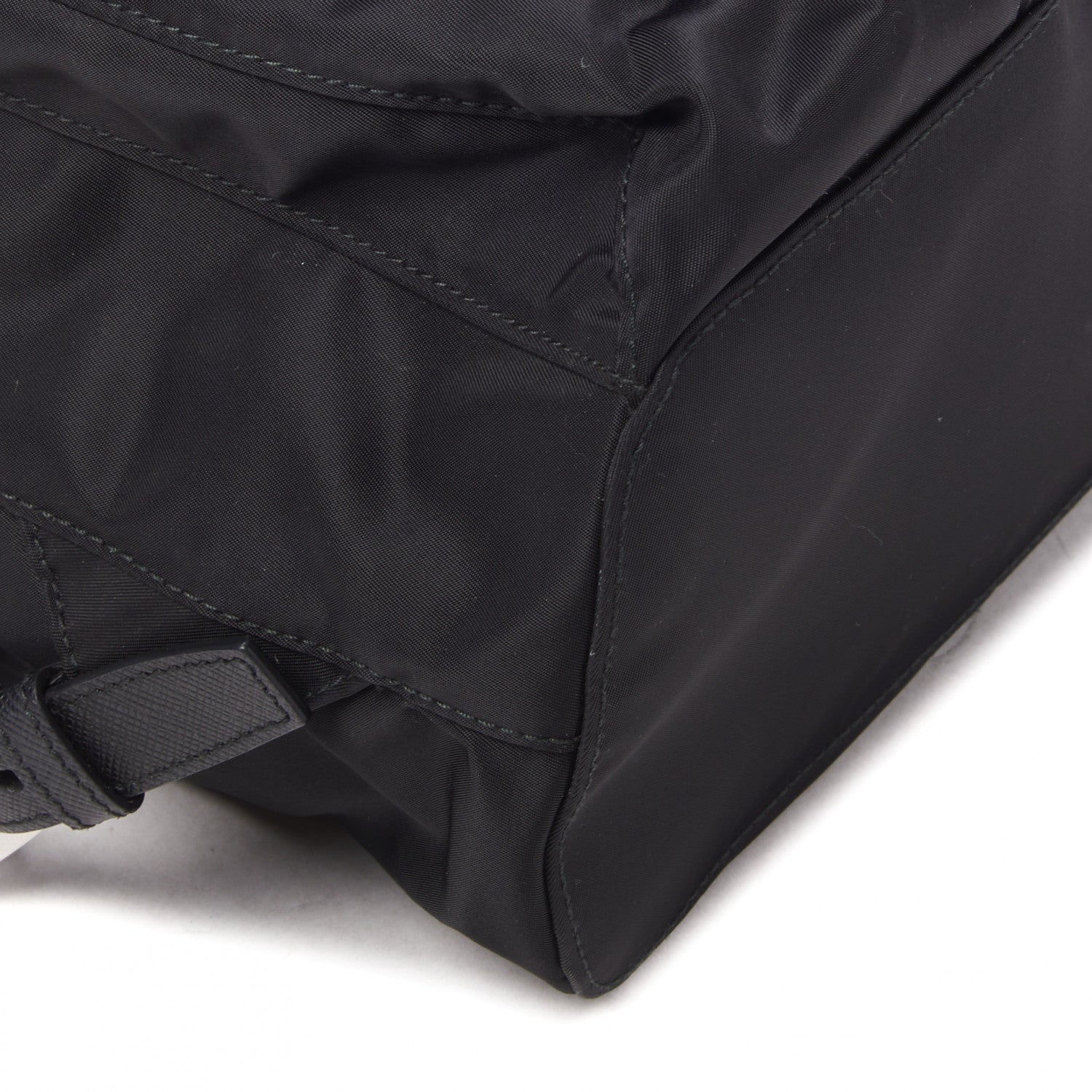 Prada Tessuto Nylon Saffiano Small Backpack Black 5 of 8