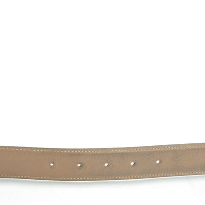 Hermes Box Swift 32mm H Belt 95 Black Etoupe 4 of 8
