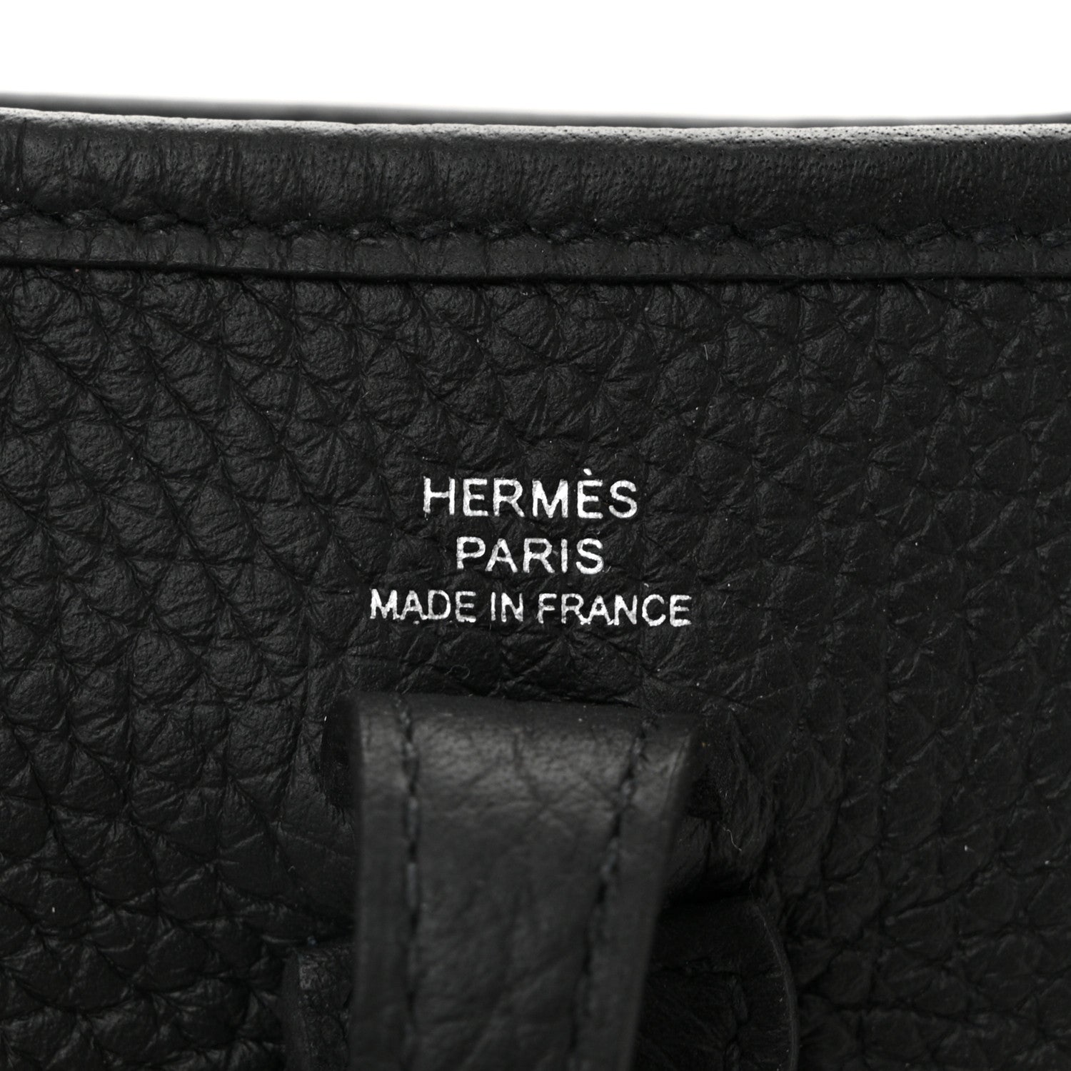 Hermes Taurillon Clemence Evelyne TPM Black 6 of 10