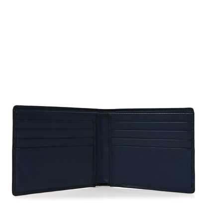 Prada Saffiano Bi-Fold Wallet Baltico Fuoco 5 of 7