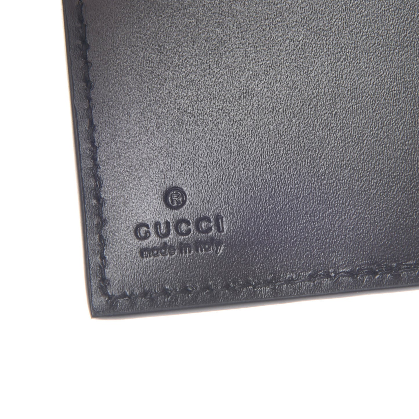 Guccissima Signature Dorian Bi-Fold Wallet Black