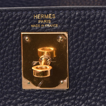 Hermes Taurillon Clemence Kelly Retourne 28 Bleu Nuit 19 of 34