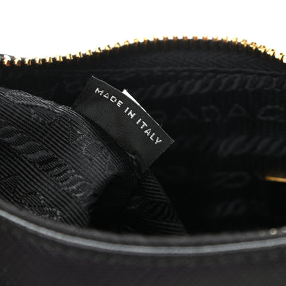 Prada Saffiano Lux Re-Edition 2005 Shoulder Bag Black 7 of 13