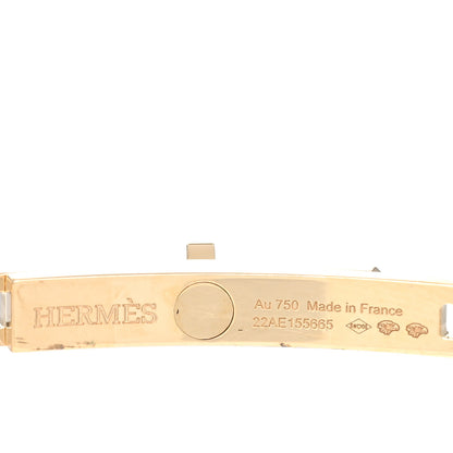 Hermes 18K Yellow Gold Kelly Chaine Choker Necklace 5 of 5