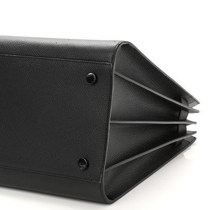 Saint Laurent Grained Calfskin Large Sac De Jour Carryall Black 11 of 12