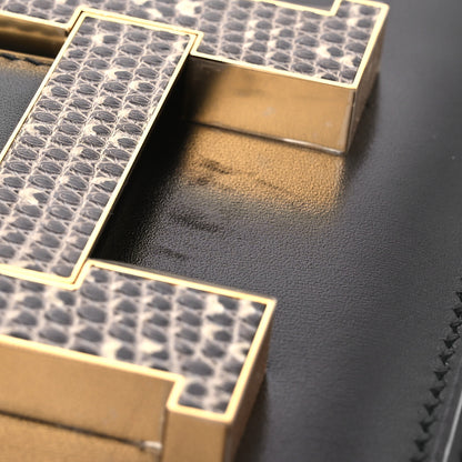 Hermes Box Lizard Constance 1-24 Black Ombre 15 of 16