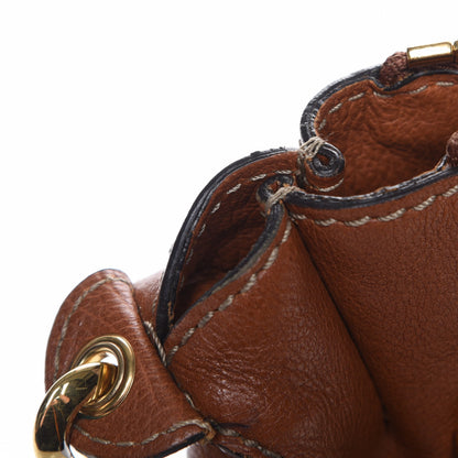 Chloe Calfskin Medium Marcie Nude Satchel Tobacco 16 of 16