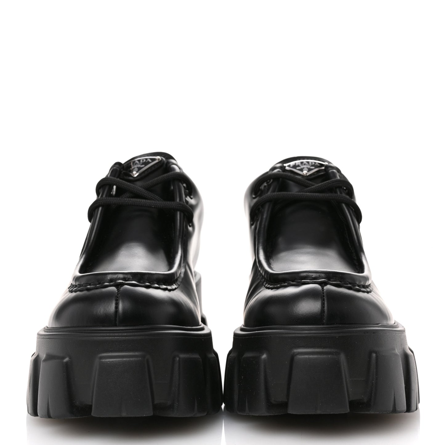 Spazzolato Rois Monolith 55mm Derby Loafers 37.5 Black