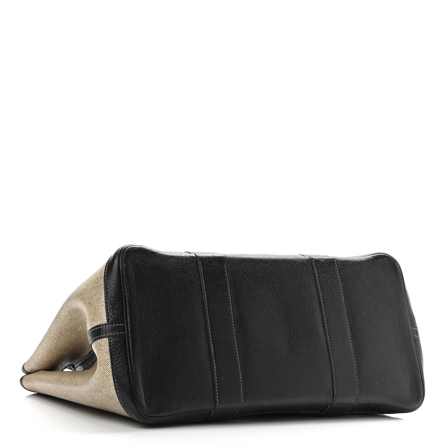 Hermes Toile Buffle Skipper Garden Party 36 MM Tote Black 3 of 9