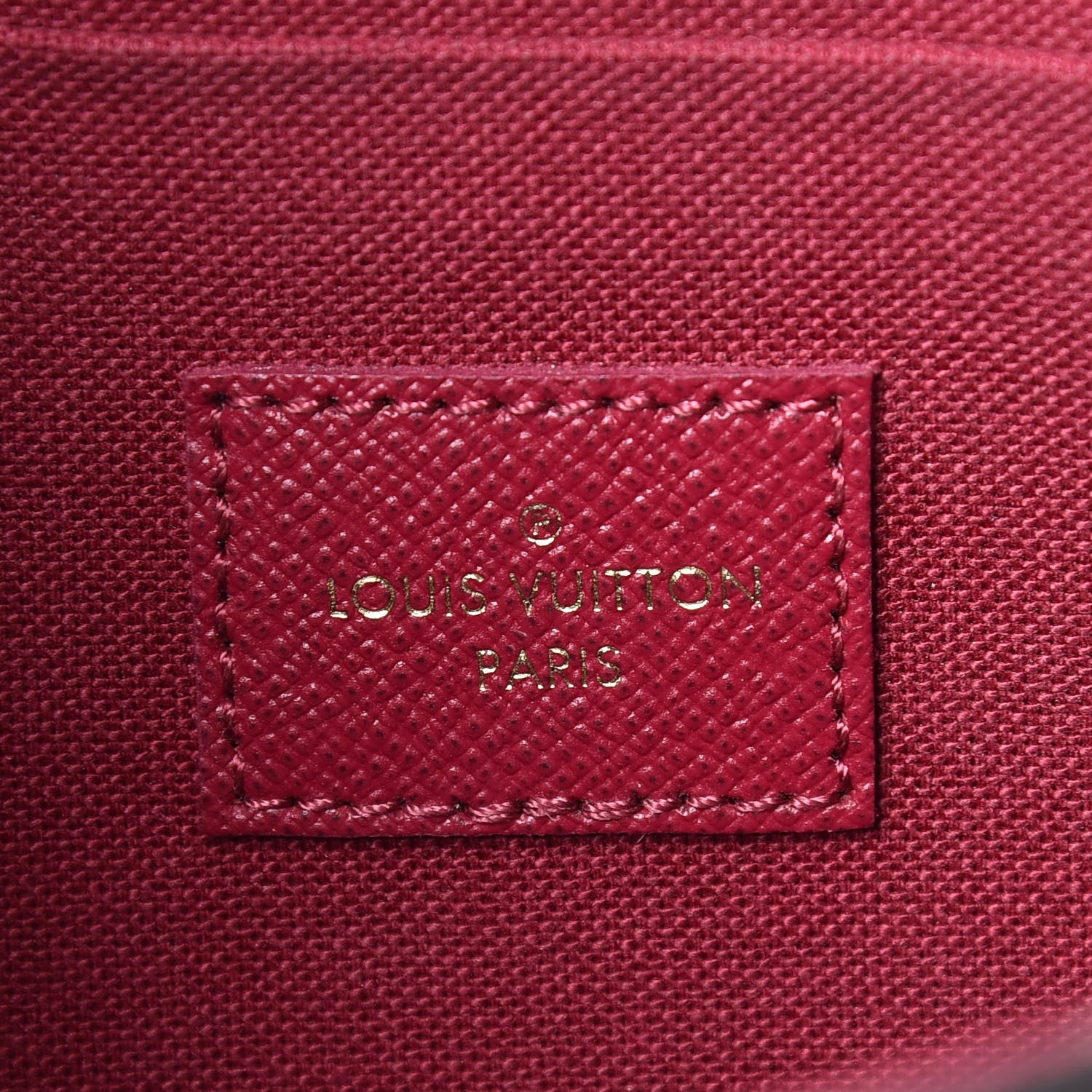Louis Vuitton Monogram Pochette Felicie Chain Wallet Fuchsia 8 of 15