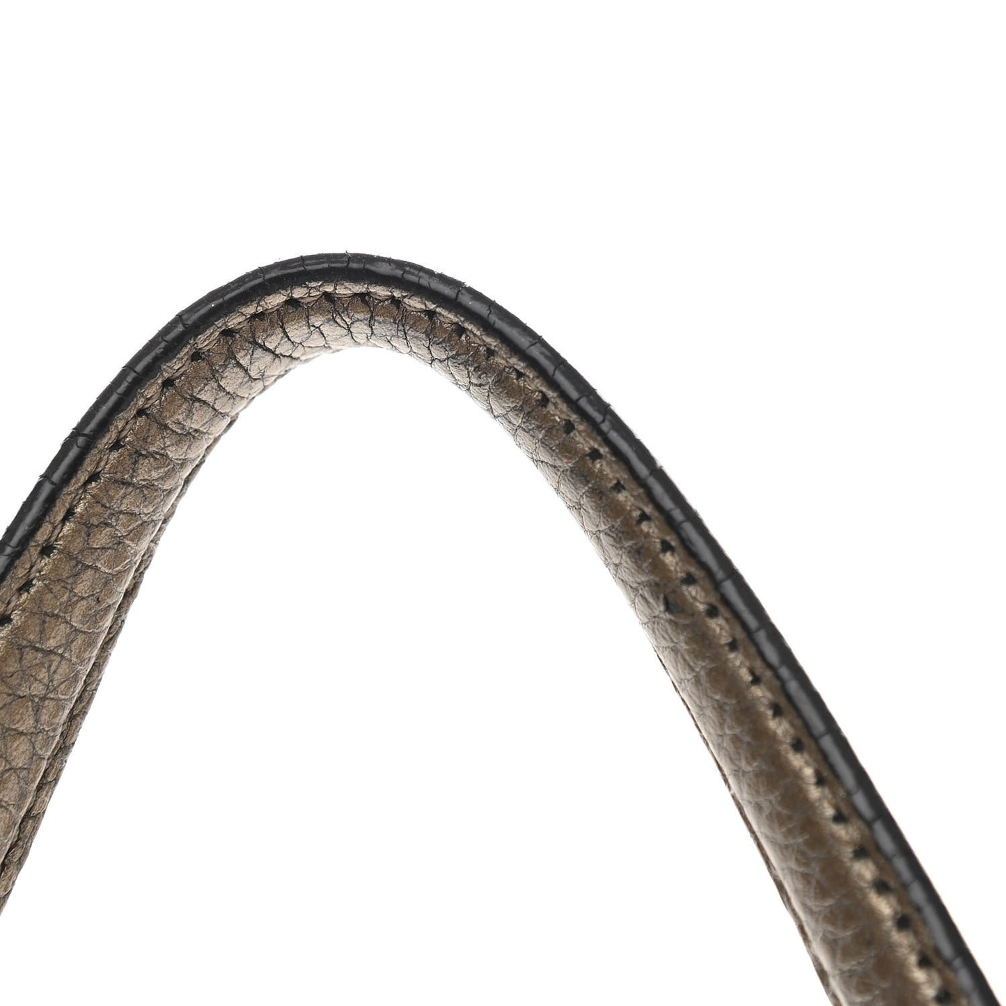 Metallic Hammered Calfskin Double Handle Medium Amy Tote Graphite