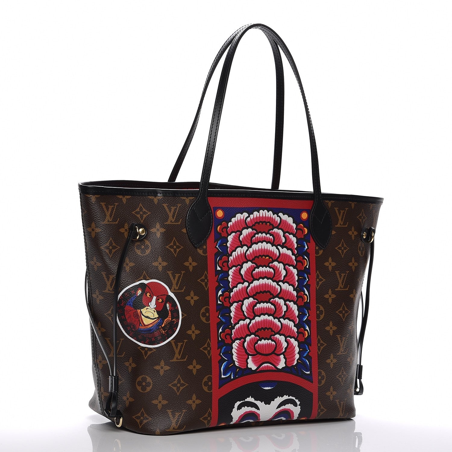 Louis Vuitton Monogram Kabuki Neverfull MM 4 of 11
