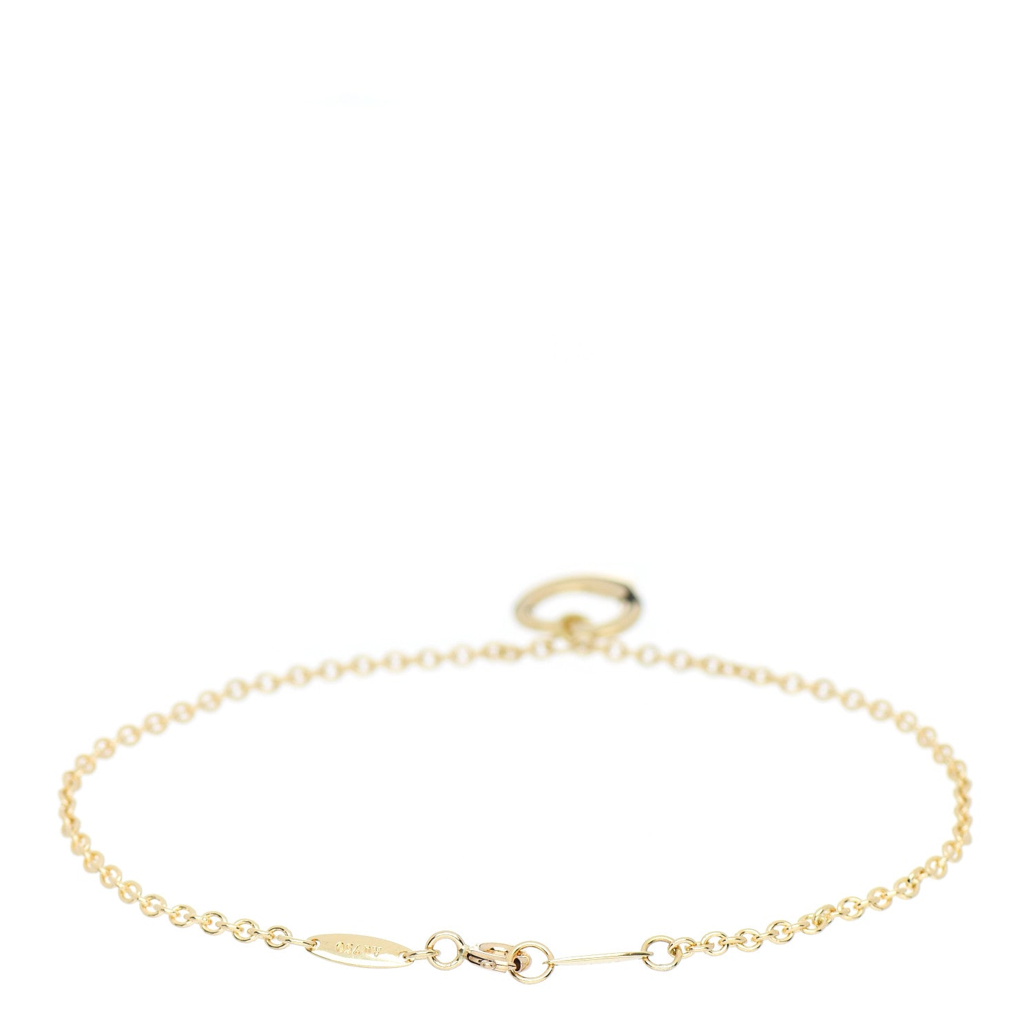 Tiffany 18K Yellow Gold Elsa Peretti Open Heart Bracelet 2 of 4
