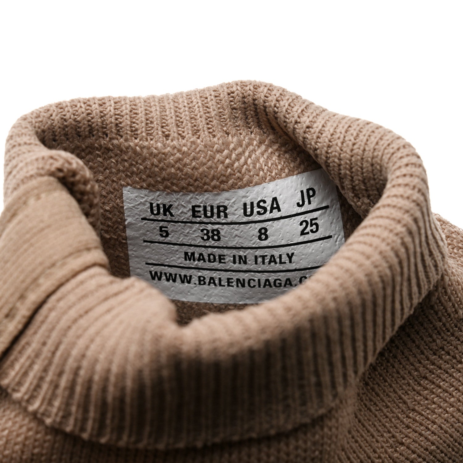 Balenciaga Technical 3D Recycled Knit Womens Speed 2.0 Sneakers 38 Monocolor Beige 7 of 9
