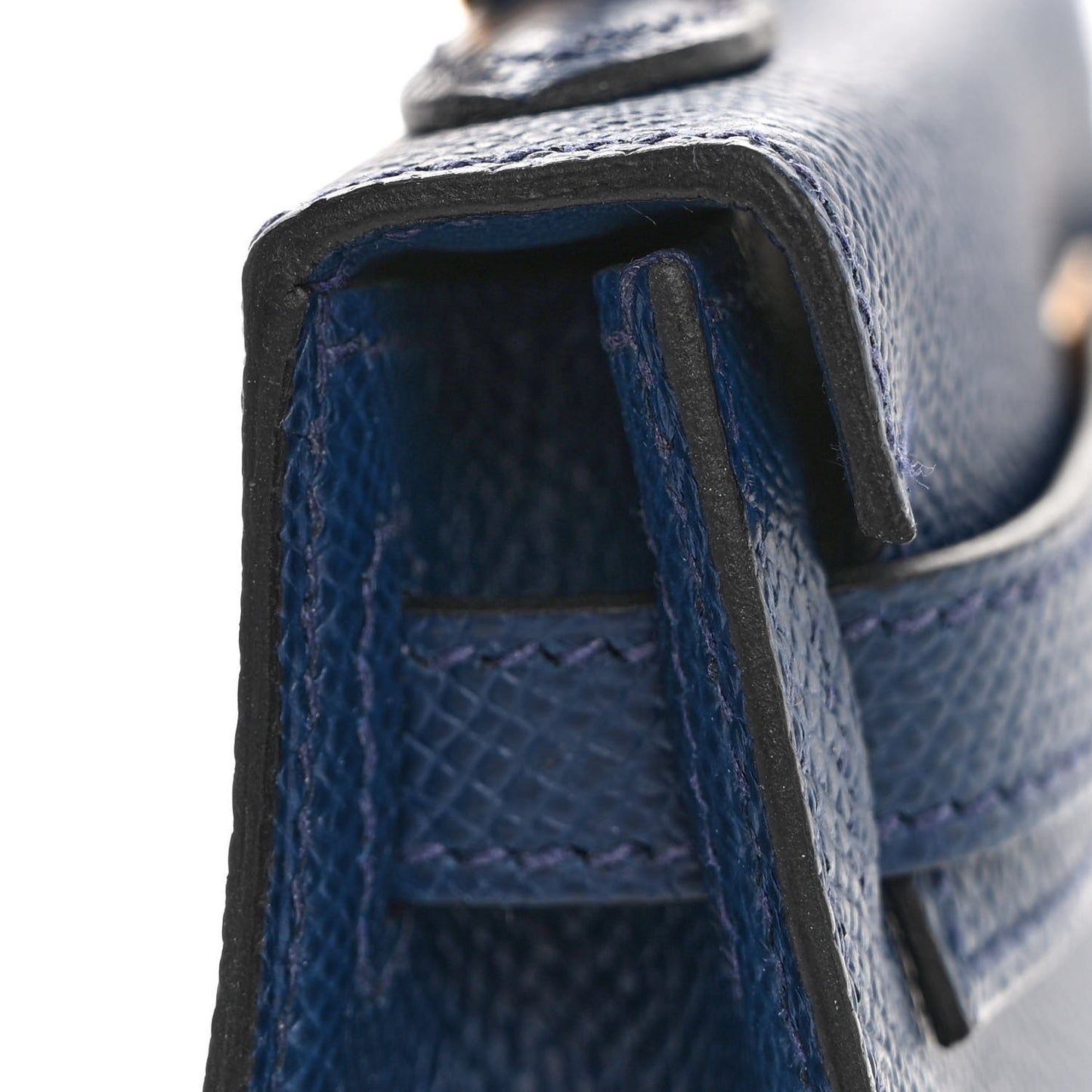 Epsom Mini Kelly Sellier 20 Bleu Navy