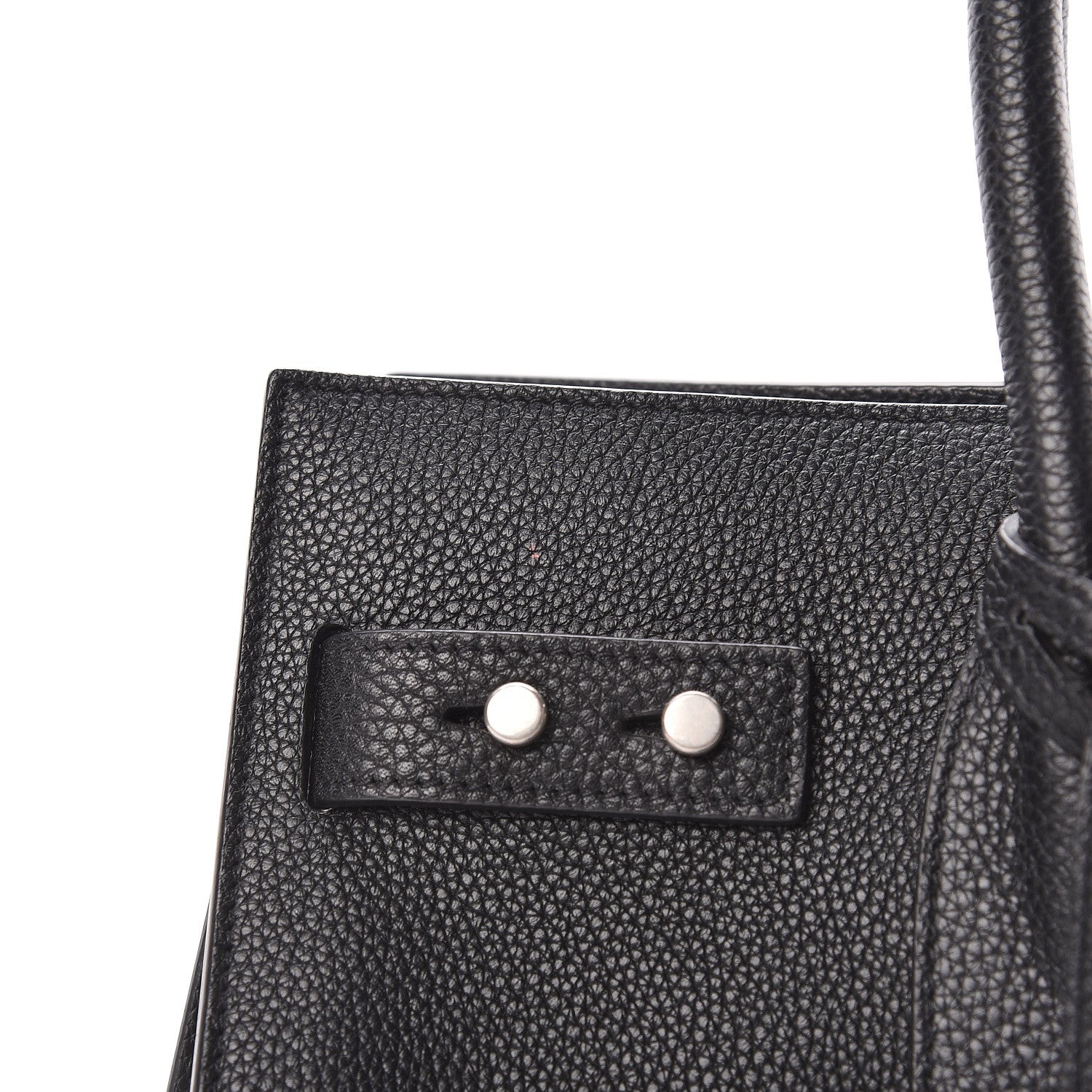 Saint Laurent Grained Calfskin Small Supple Sac De Jour Black 14 of 16