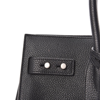 Saint Laurent Grained Calfskin Small Supple Sac De Jour Black 14 of 16