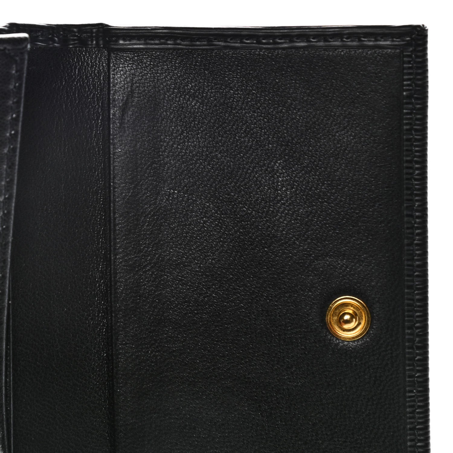 Prada Vitello Move Triangle Logo Card Holder Black 10 of 12