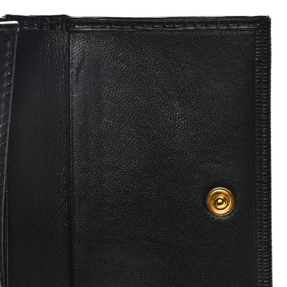Prada Vitello Move Triangle Logo Card Holder Black 10 of 12