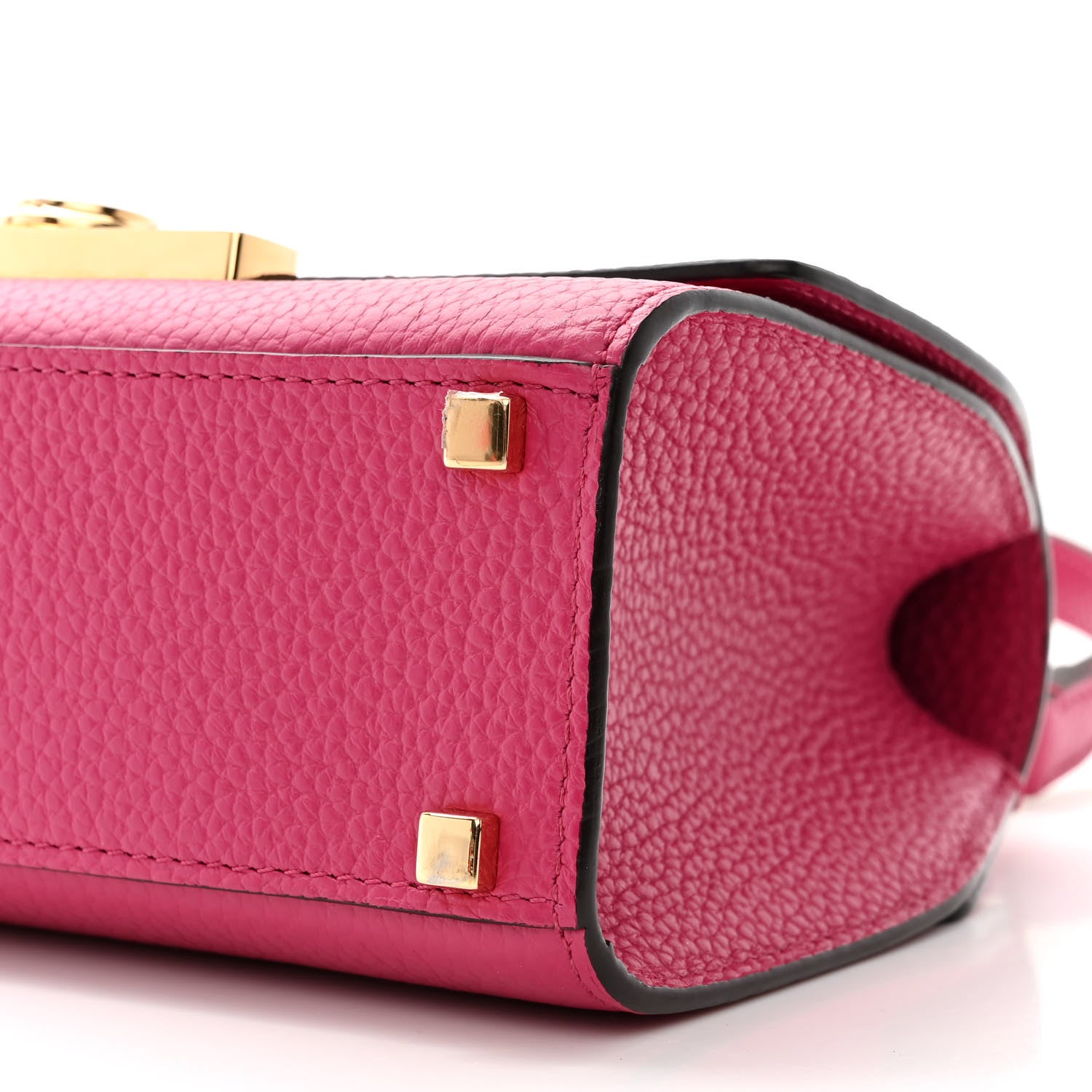 Moynat Taurillon Blush Rejane BB Fuchsia 9 of 9
