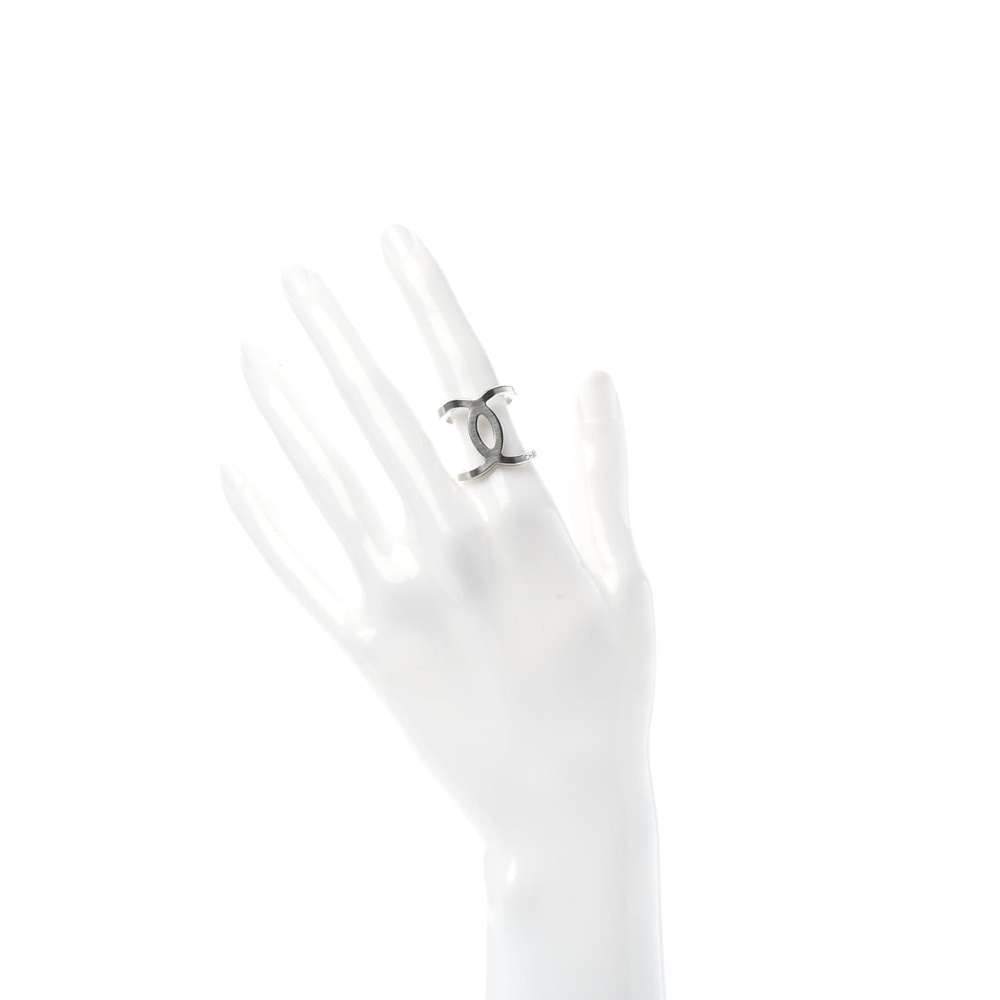Metal CC Ring 6.25 Silver