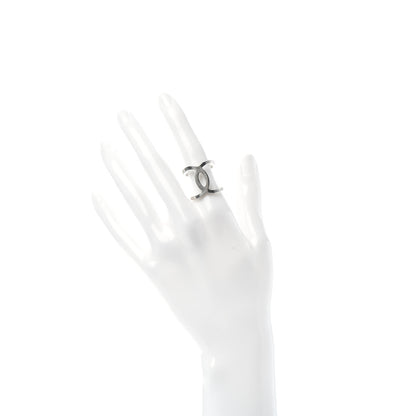 Chanel Metal CC Ring 6.25 Silver 2 of 5