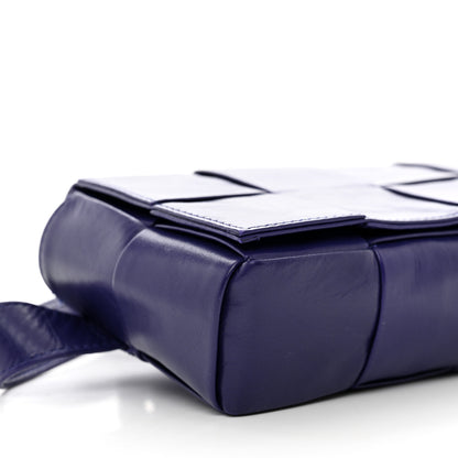 Bottega Veneta Paper Calfskin Intreccio Cassette Belt Bag Unicorn 9 of 11