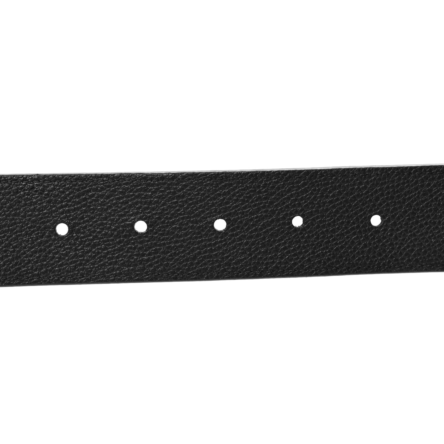 Monogram 20mm LV Circle Reversible Belt 80 32 Black