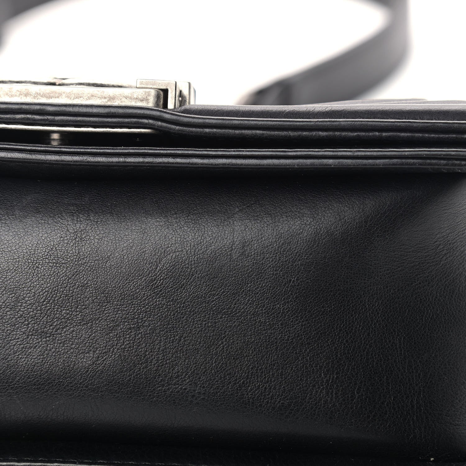 Chanel Calfskin Double Stitch Small Boy Flap Black 10 of 13