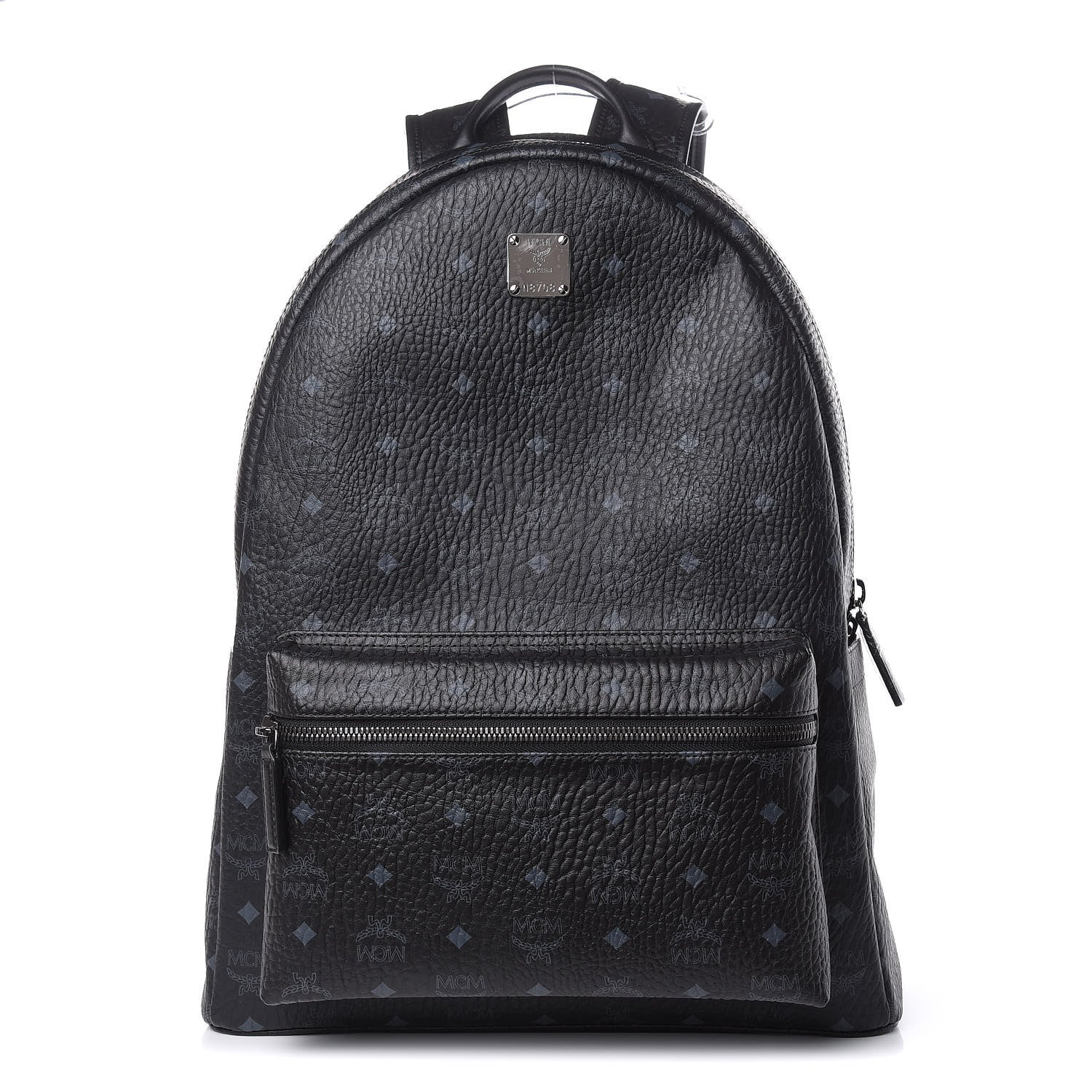 MCM Visetos Large Stark Backpack Black 1 of 9