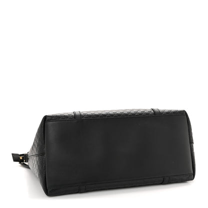 Gucci Soft Microguccissima Dome Satchel Black 4 of 13