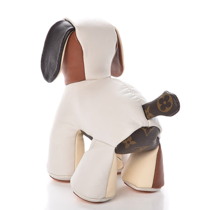 Louis Vuitton Calfskin Monogram Doudou Oscar Dog Beige 4 of 8