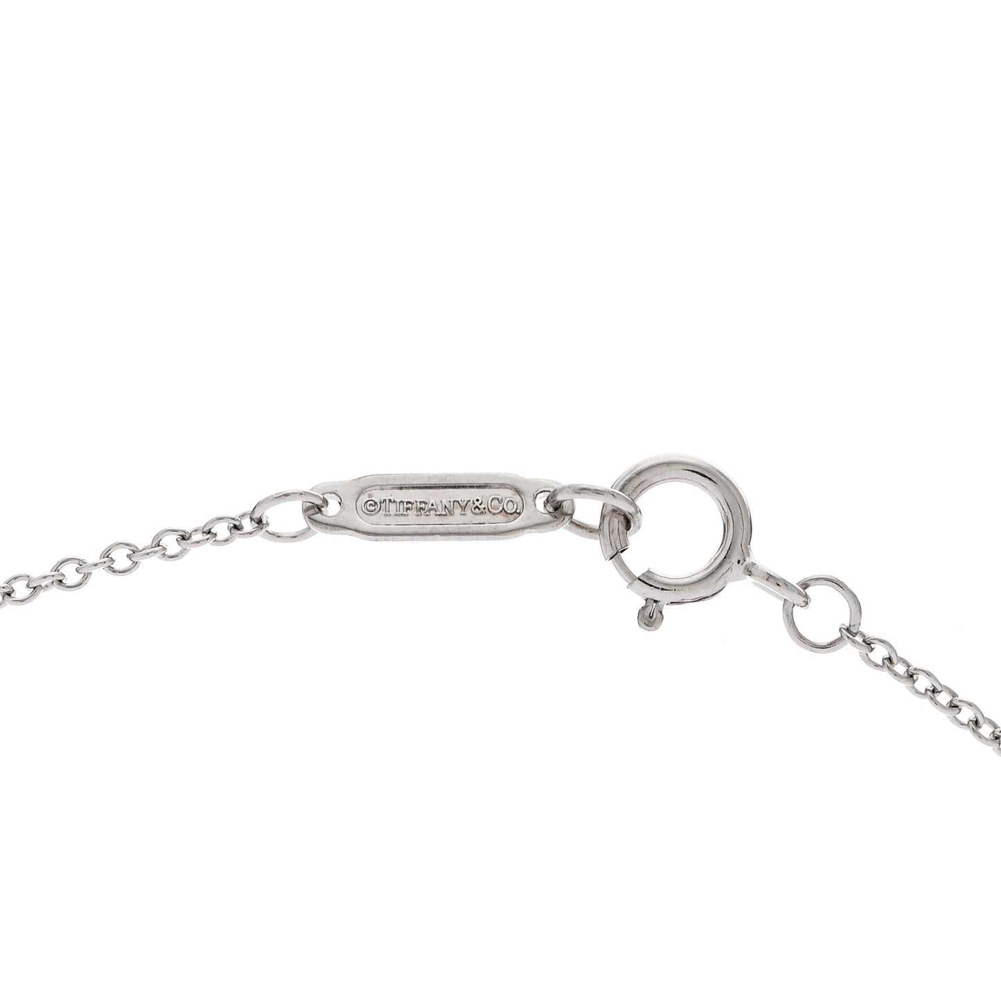 18K White Gold Chain Necklace 18"