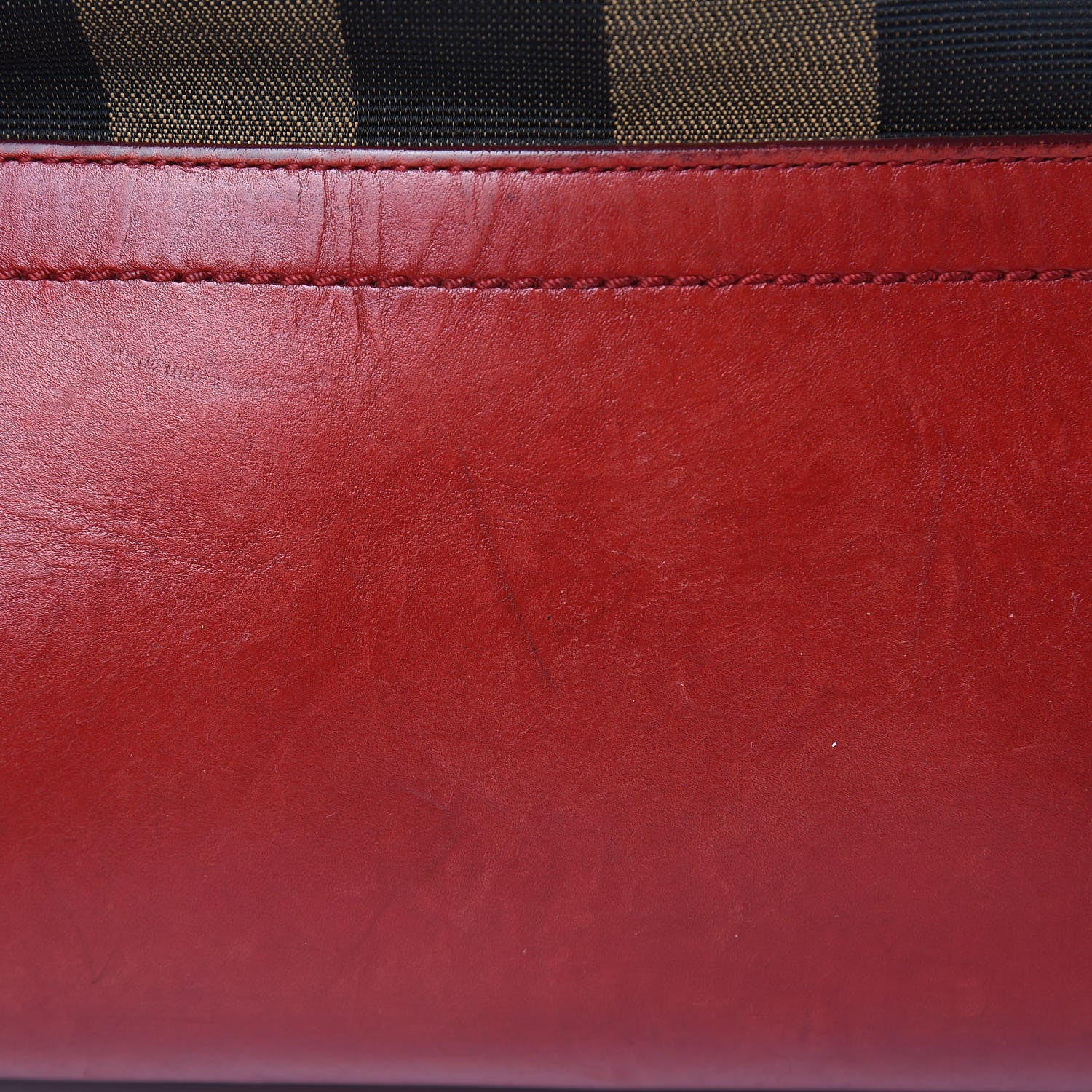 Fendi Pequin Cuoio Vegetale 2Bag Tobacco Rosso Blue Mirto Miele 14 of 19