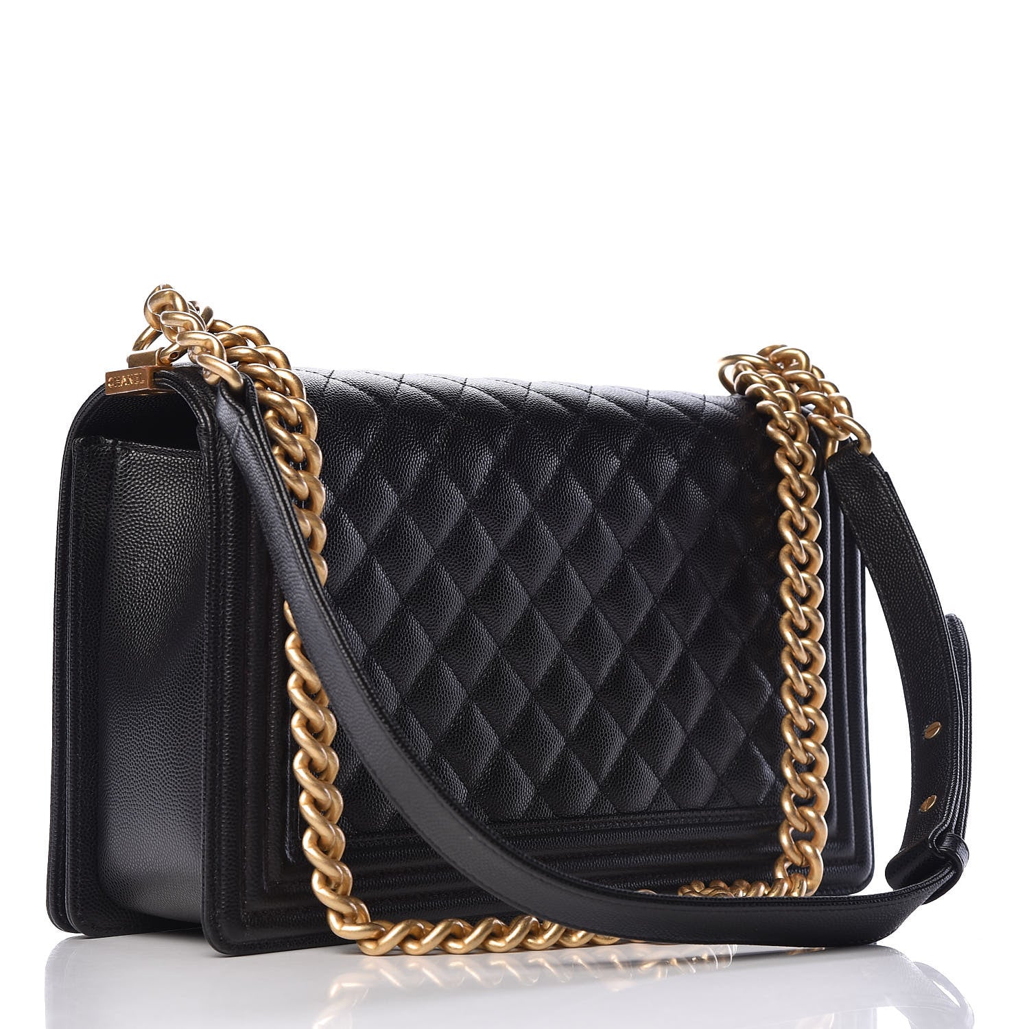 Chanel Caviar Quilted New Medium Boy Flap Black 3 of 11