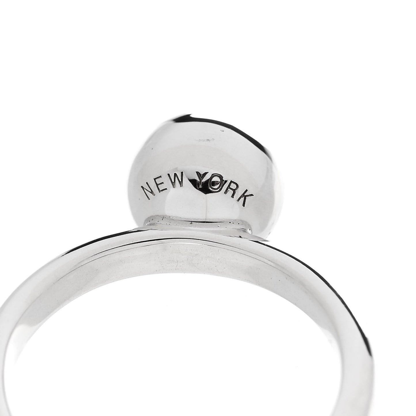 Sterling Silver 8mm Hardwear Ball Ring 48 4.5
