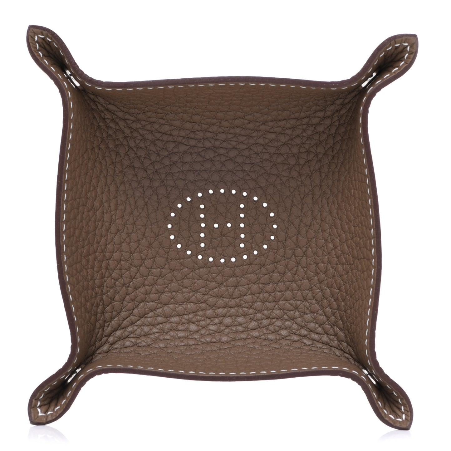 Taurillon Clemence Mini Mises et Relances Change Tray Etoupe