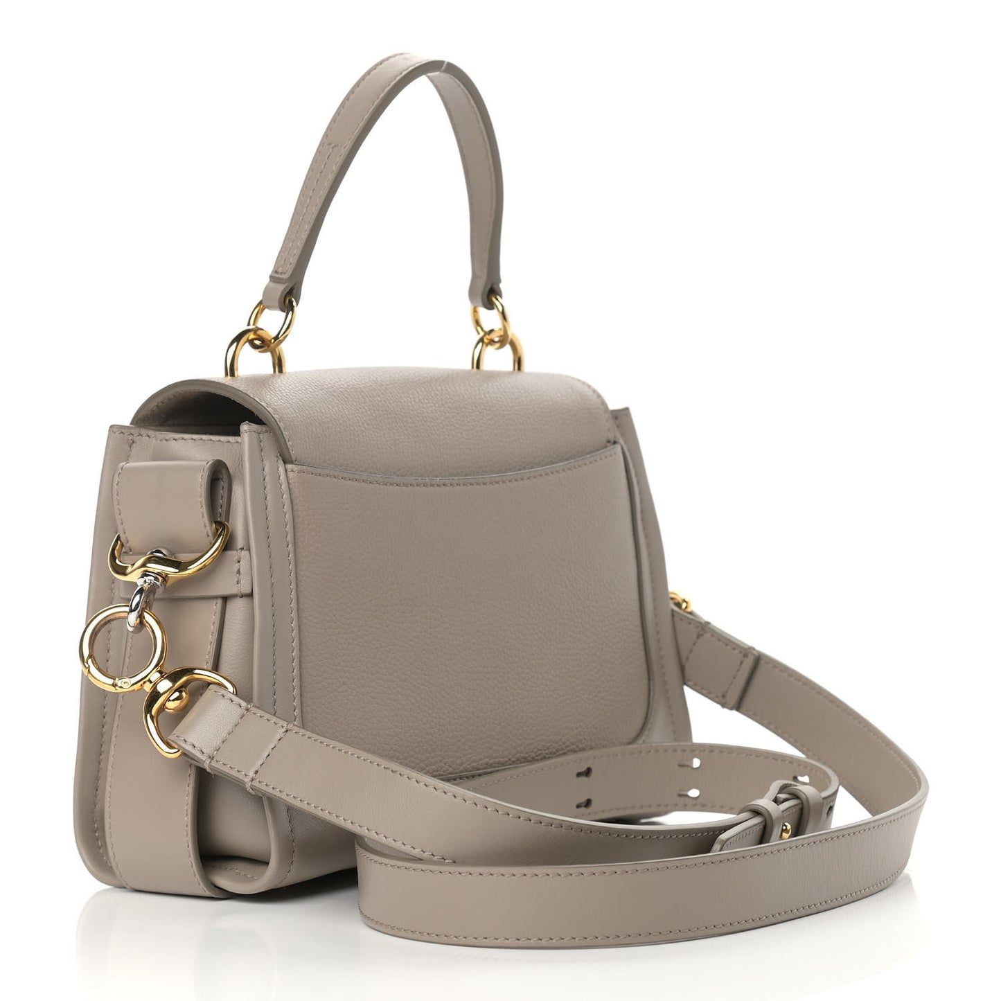 Calfskin Mini Tess Day Bag Motty Grey